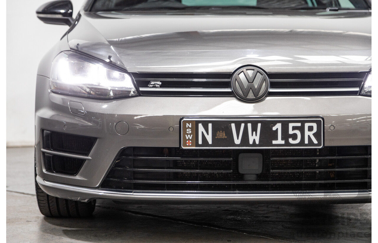 11/2015 Volkswagen Golf R Wolfsburg Edition (AWD) MK7 AU MY16 4d Wagon Limestone Grey Metallic Turbo 2.0L