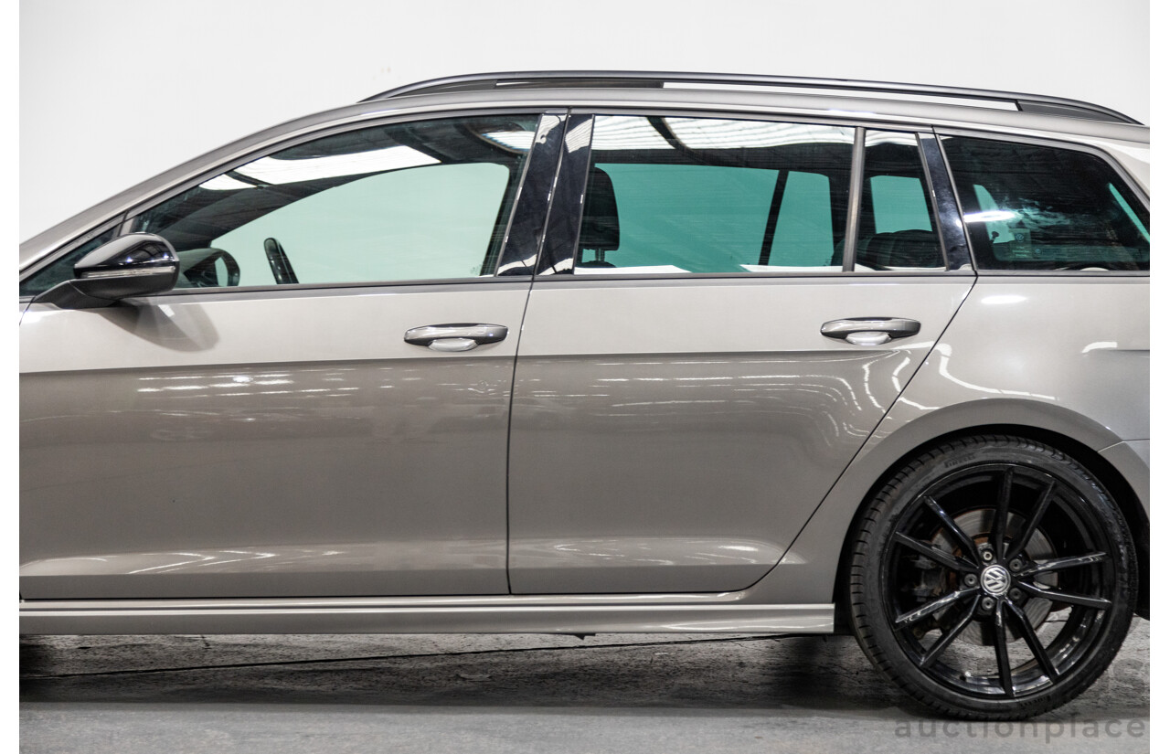 11/2015 Volkswagen Golf R Wolfsburg Edition (AWD) MK7 AU MY16 4d Wagon Limestone Grey Metallic Turbo 2.0L