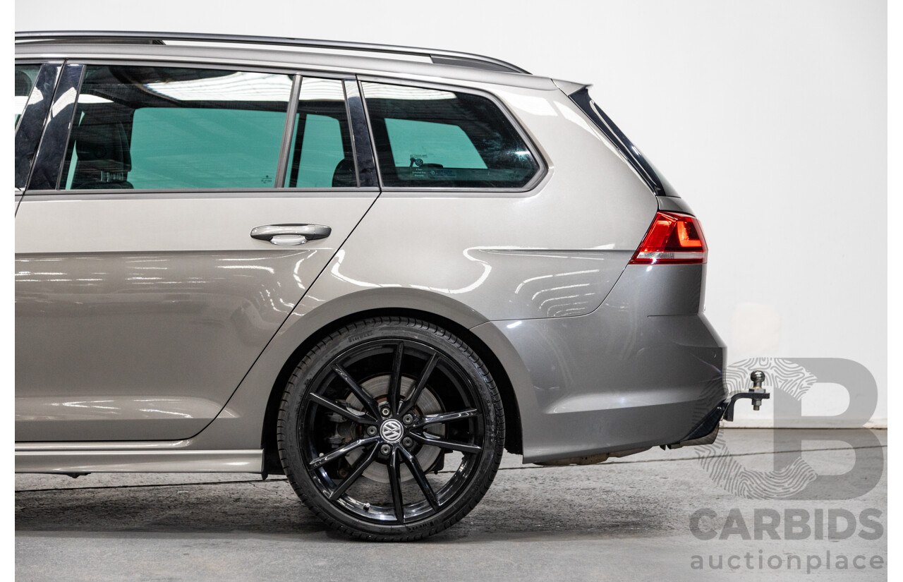 11/2015 Volkswagen Golf R Wolfsburg Edition (AWD) MK7 AU MY16 4d Wagon Limestone Grey Metallic Turbo 2.0L