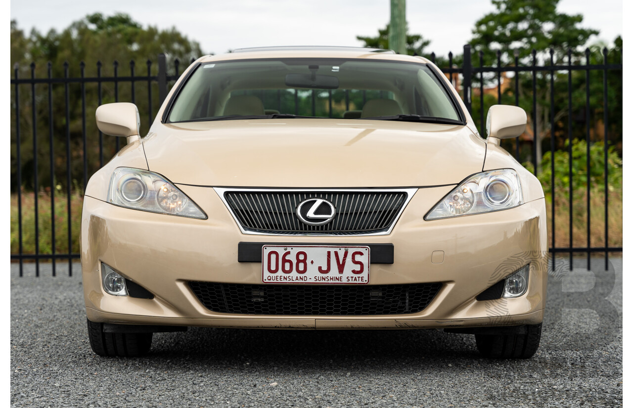 11/2006 Lexus IS250 Prestige GSE20R 4d Sedan Mystic Gold Metallic V6 2.5L