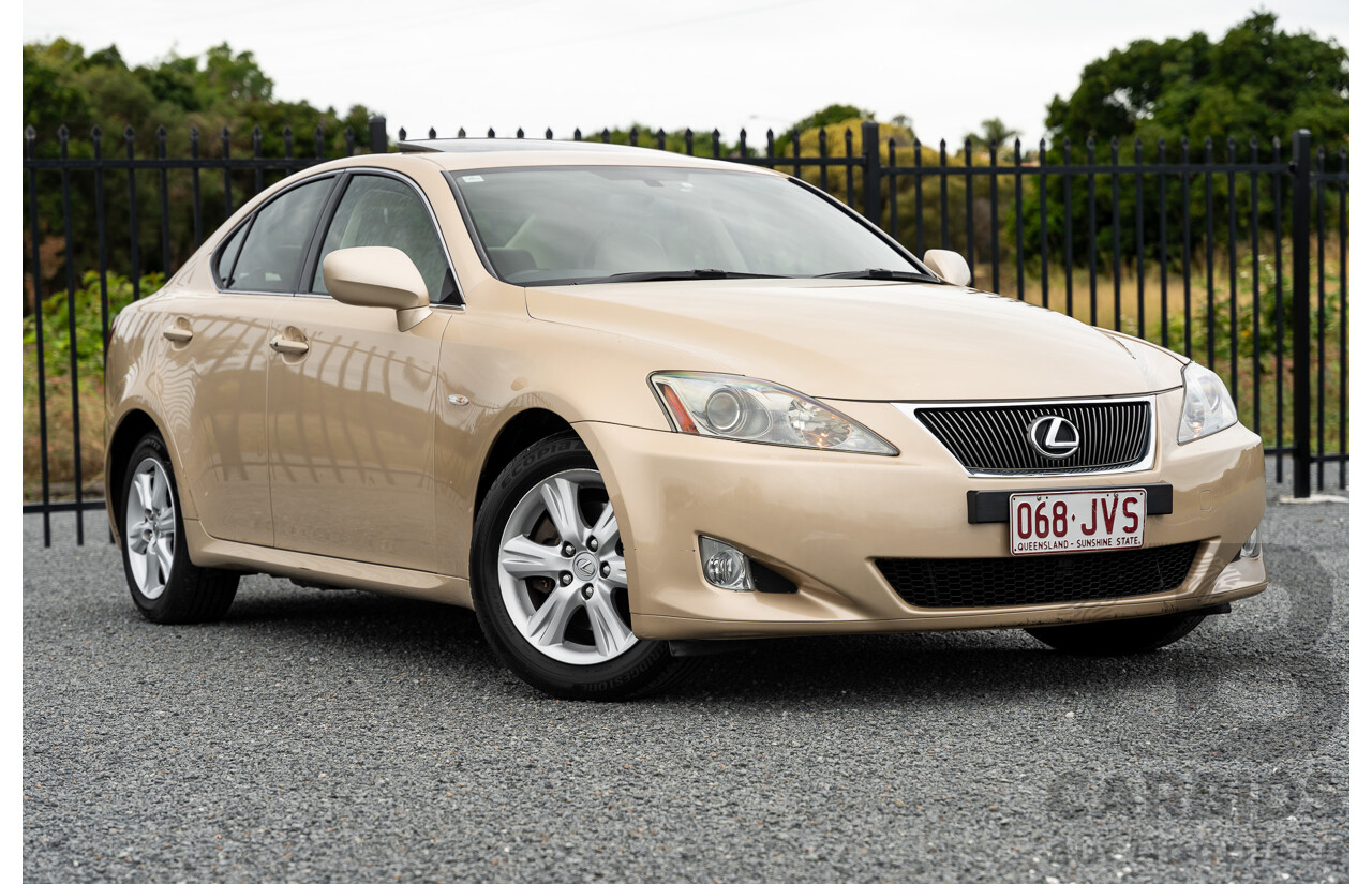 11/2006 Lexus IS250 Prestige GSE20R 4d Sedan Mystic Gold Metallic V6 2.5L