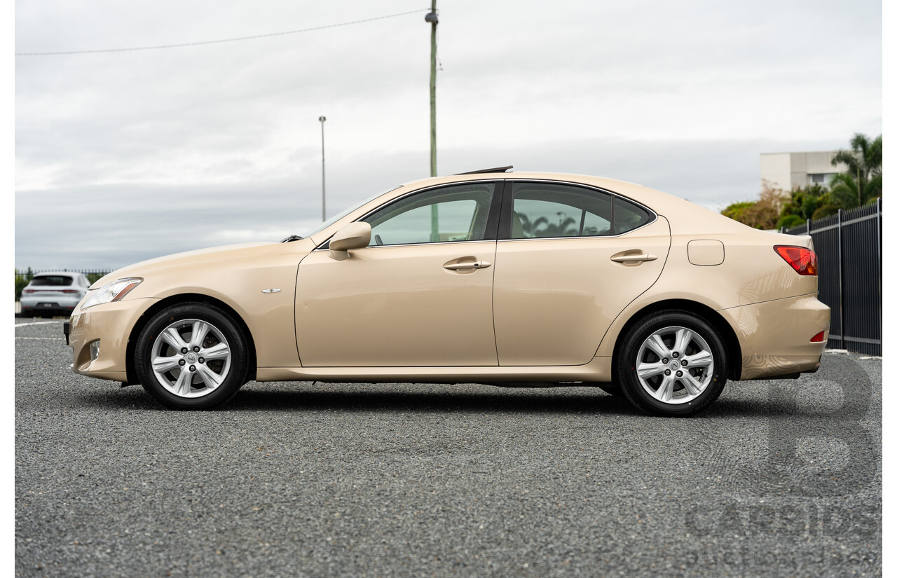 11/2006 Lexus IS250 Prestige GSE20R 4d Sedan Mystic Gold Metallic V6 2.5L