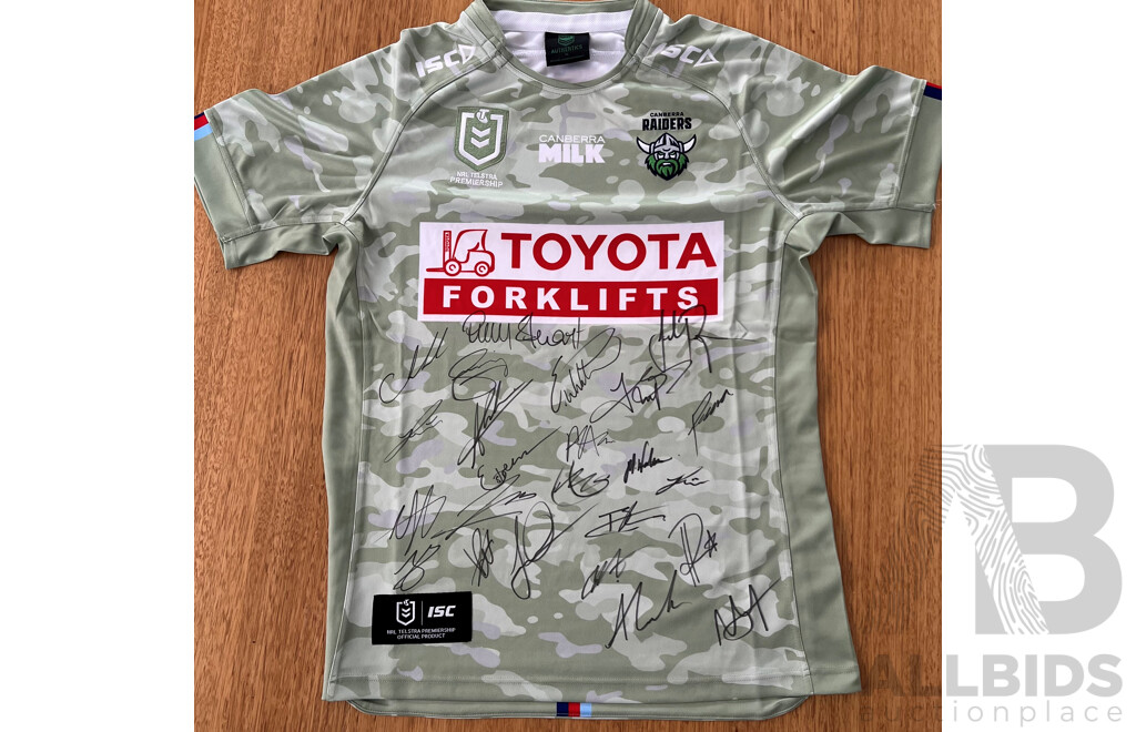 Signed 2024 Raiders Jersey - Ricky Stuart's 500th Game As Coach