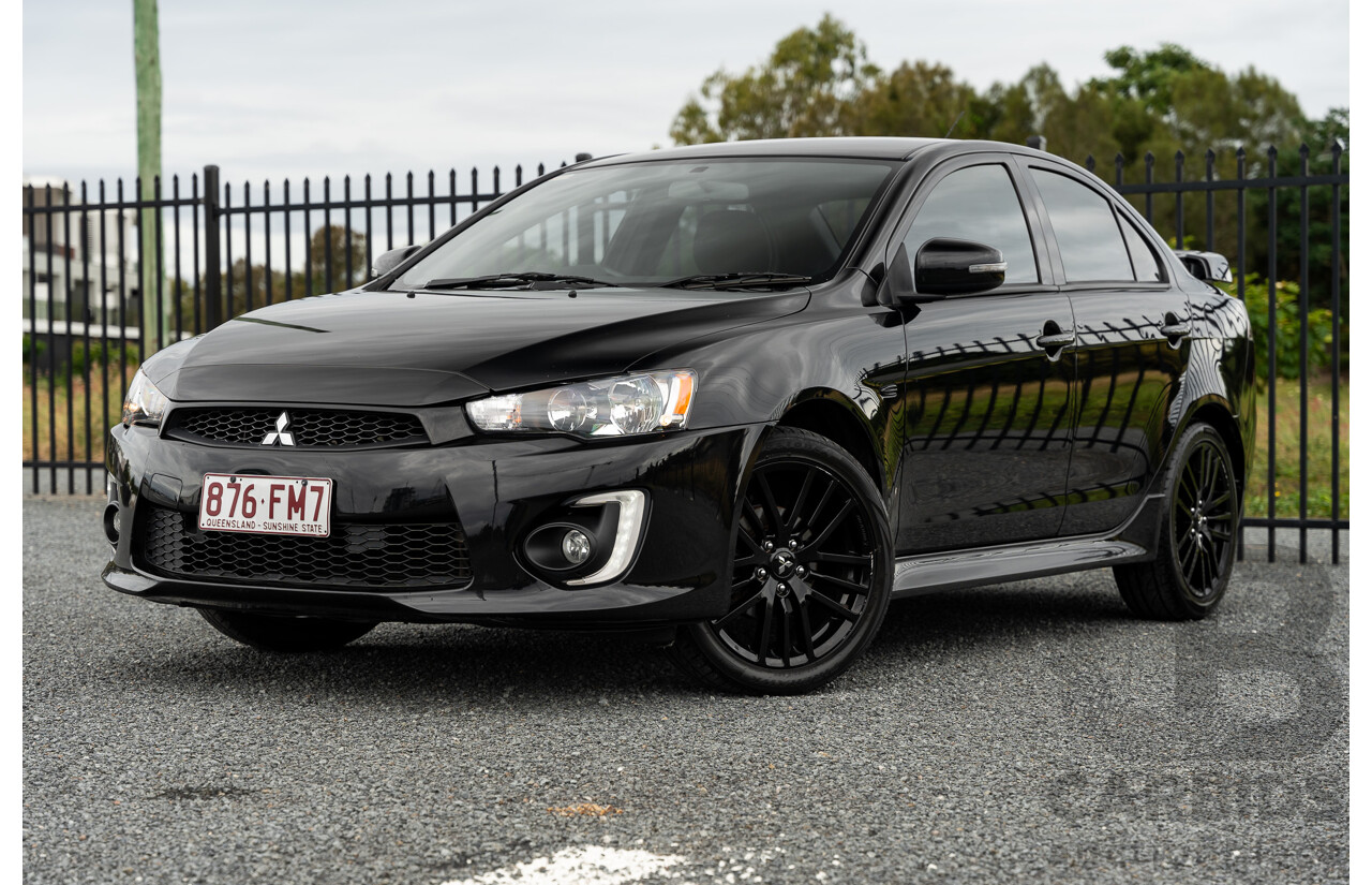 12/2017 Mitsubishi Lancer Black Edition CF MY18 4d Sedan Black Pearl 2.0L