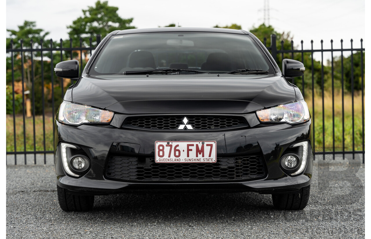 12/2017 Mitsubishi Lancer Black Edition CF MY18 4d Sedan Black Pearl 2.0L