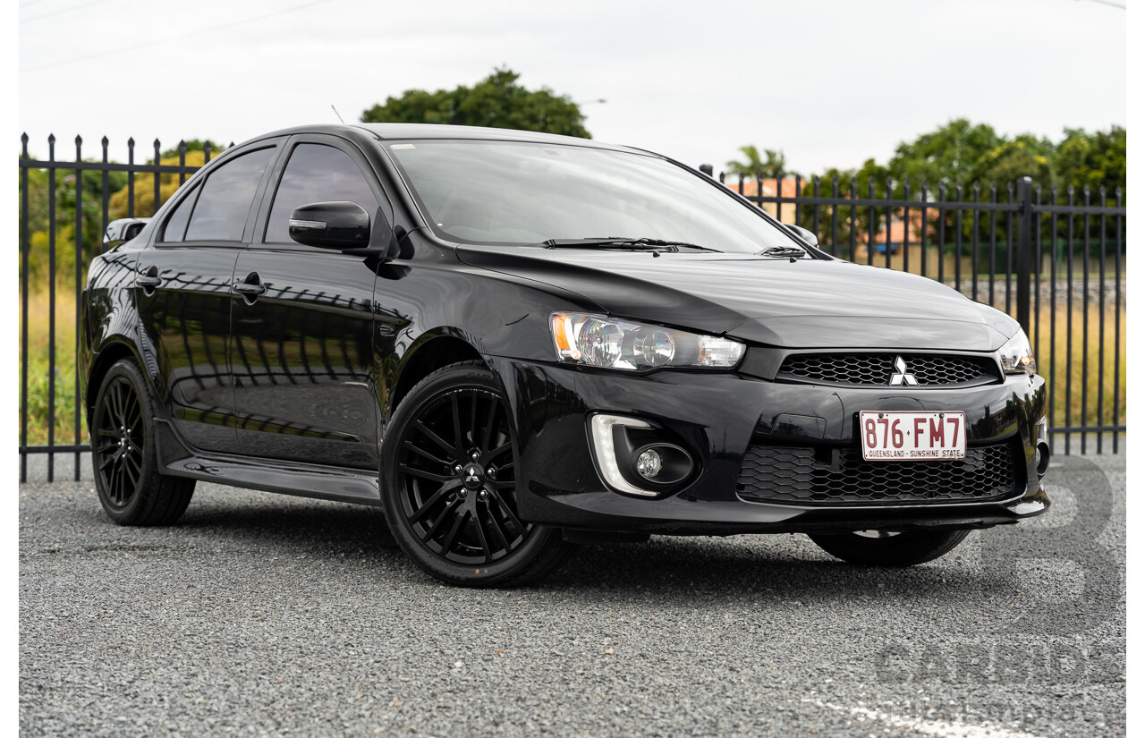 12/2017 Mitsubishi Lancer Black Edition CF MY18 4d Sedan Black Pearl 2.0L