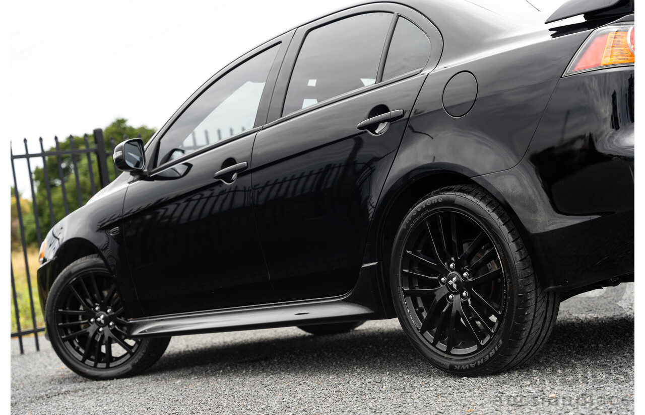 12/2017 Mitsubishi Lancer Black Edition CF MY18 4d Sedan Black Pearl 2.0L