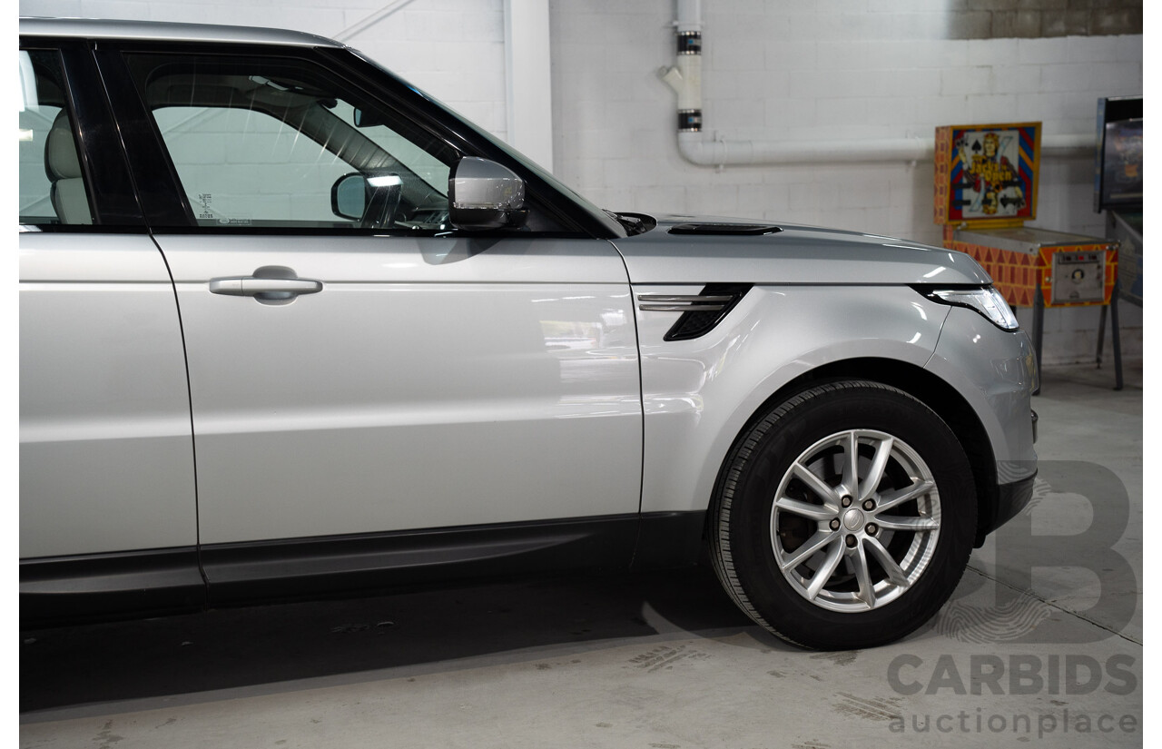 11/2014 Land Rover Range Rover Sport 3.0 TDV6 SE (AWD) LW 4d Wagon Indus Silver Metallic Turbo Diesel V6 3.0L