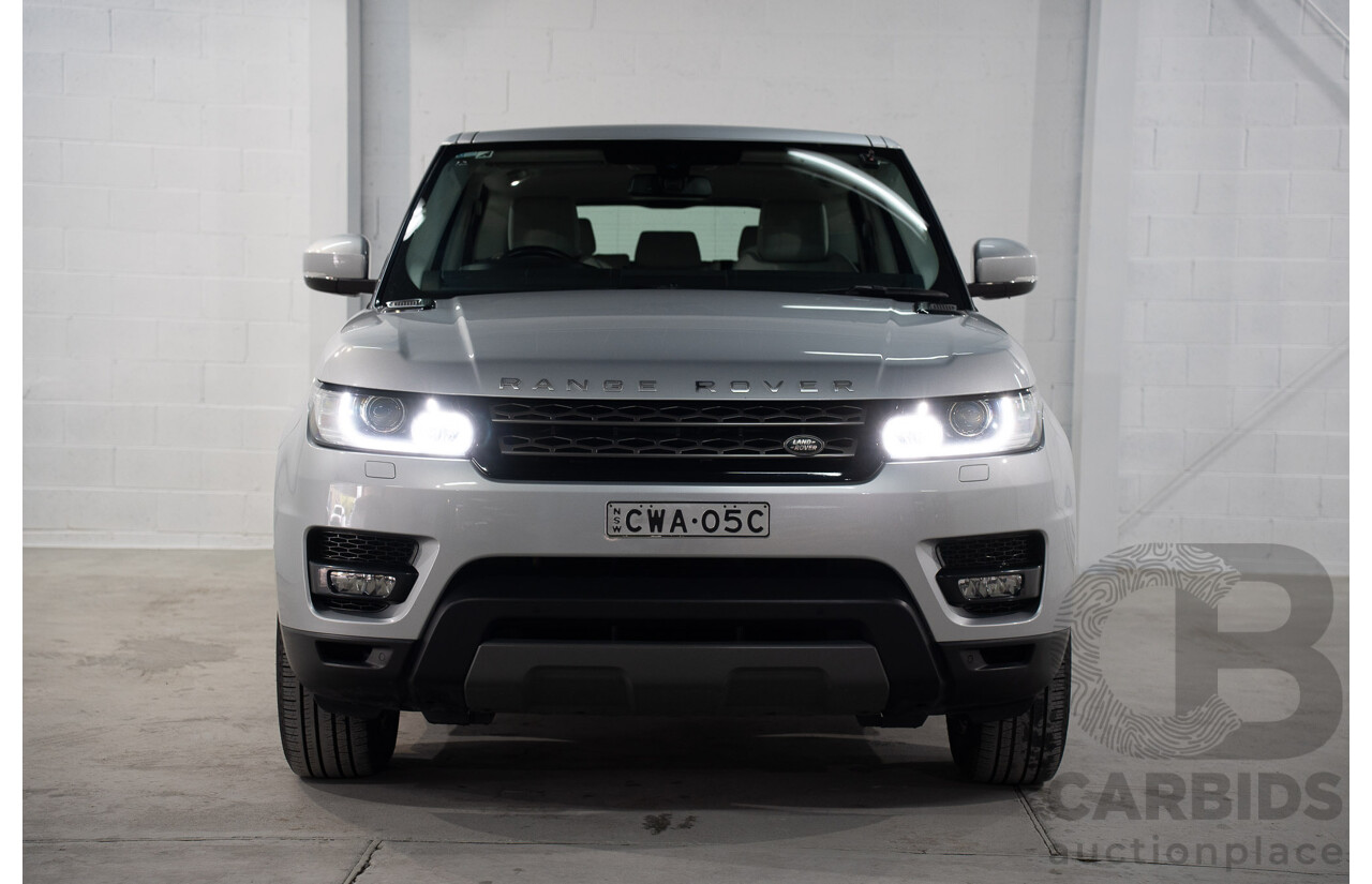 11/2014 Land Rover Range Rover Sport 3.0 TDV6 SE (AWD) LW 4d Wagon Indus Silver Metallic Turbo Diesel V6 3.0L