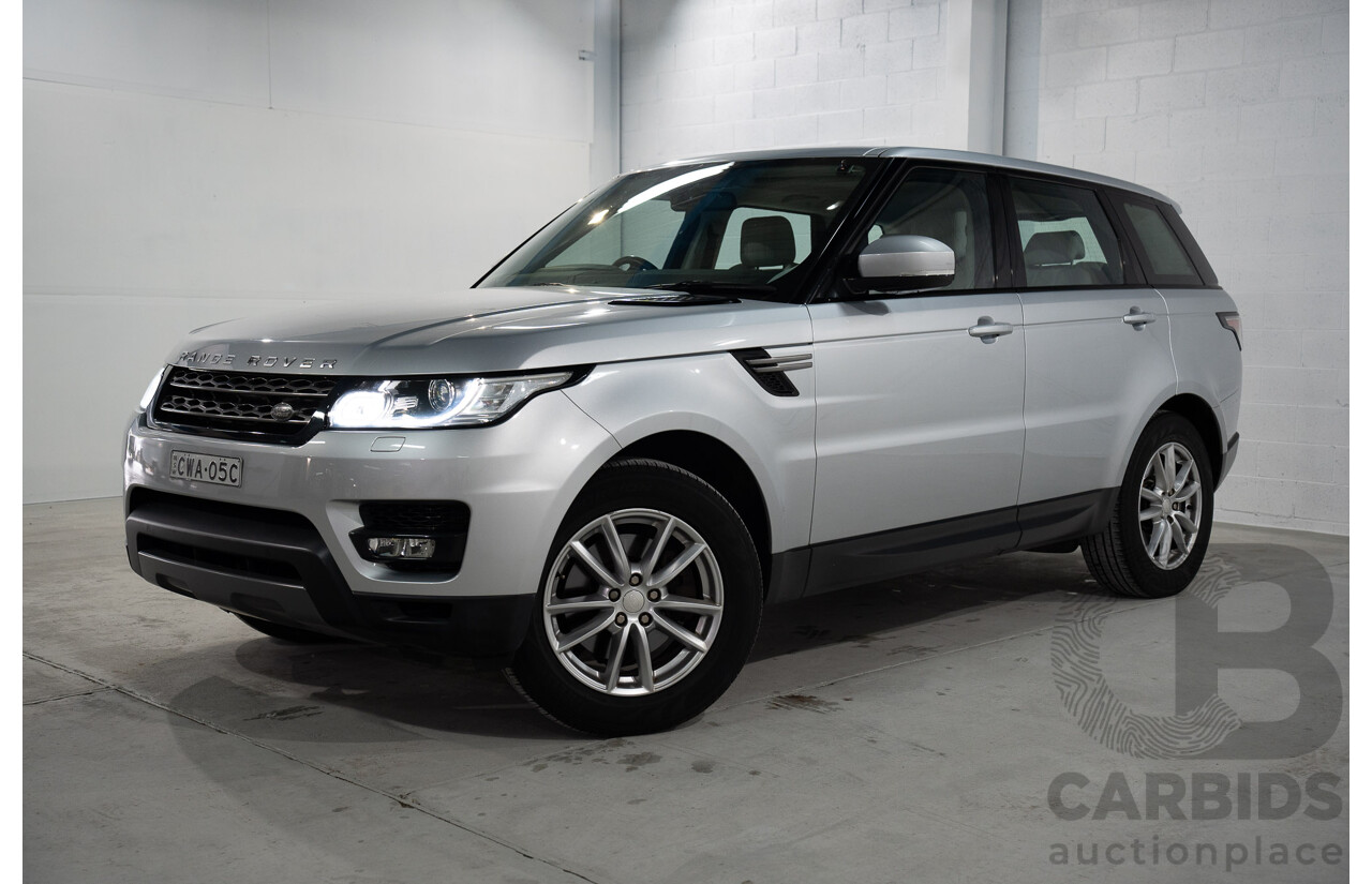 11/2014 Land Rover Range Rover Sport 3.0 TDV6 SE (AWD) LW 4d Wagon Indus Silver Metallic Turbo Diesel V6 3.0L