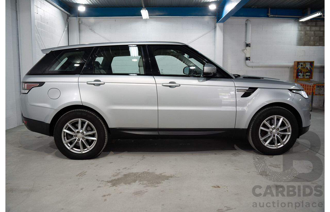 11/2014 Land Rover Range Rover Sport 3.0 TDV6 SE (AWD) LW 4d Wagon Indus Silver Metallic Turbo Diesel V6 3.0L