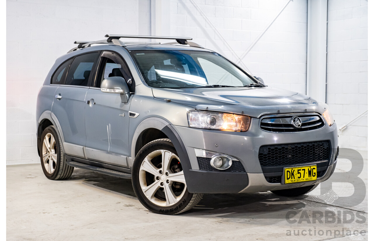 9/2013 Holden Captiva 7 LX (AWD) CG MY13 4d Wagon Grey Turbo Diesel 2.2L - 7 Seater