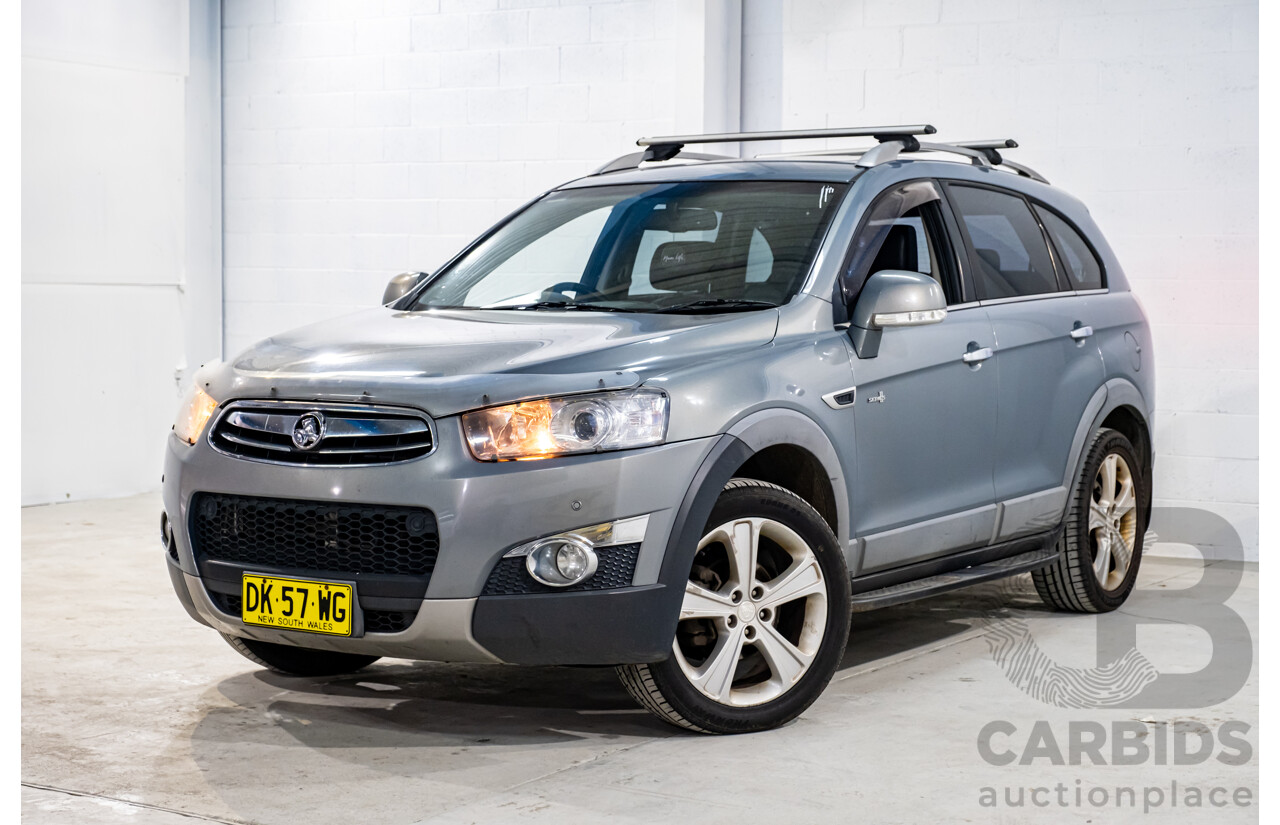 9/2013 Holden Captiva 7 LX (AWD) CG MY13 4d Wagon Grey Turbo Diesel 2.2L - 7 Seater