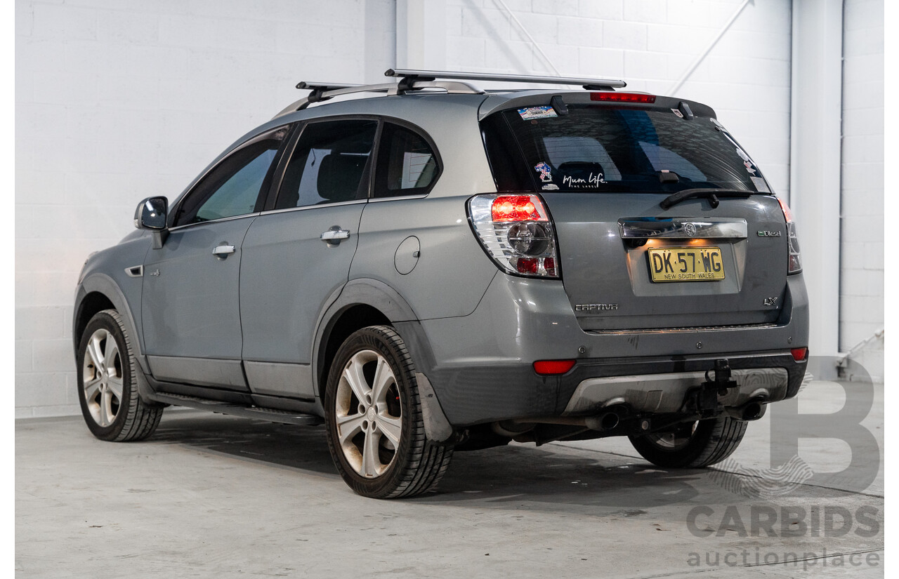 9/2013 Holden Captiva 7 LX (AWD) CG MY13 4d Wagon Grey Turbo Diesel 2.2L - 7 Seater