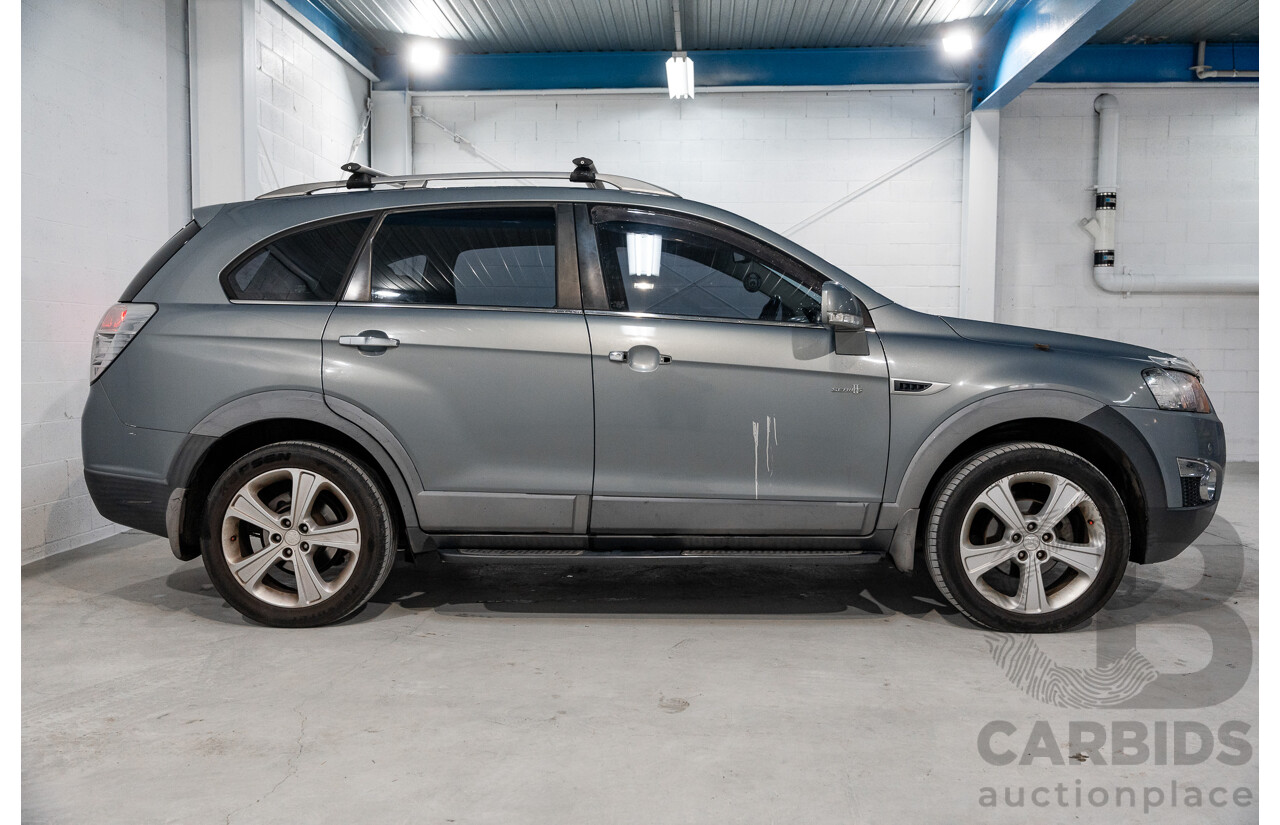 9/2013 Holden Captiva 7 LX (AWD) CG MY13 4d Wagon Grey Turbo Diesel 2.2L - 7 Seater