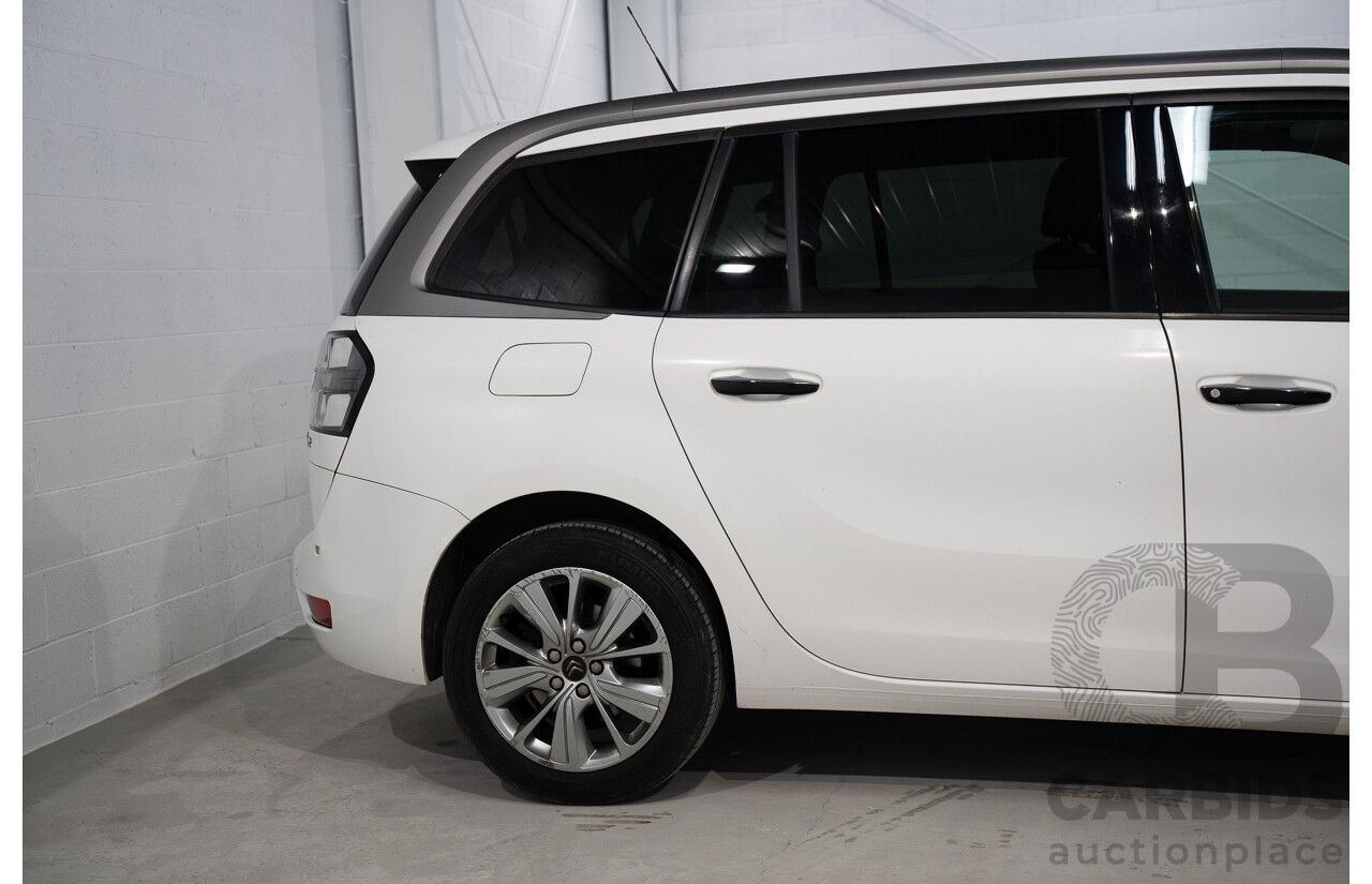 1/2015 Citroen Grand C4 Picasso Exclusive B7 MY15 4d Wagon White Turbo Diesel 2.0L - 7 Seater