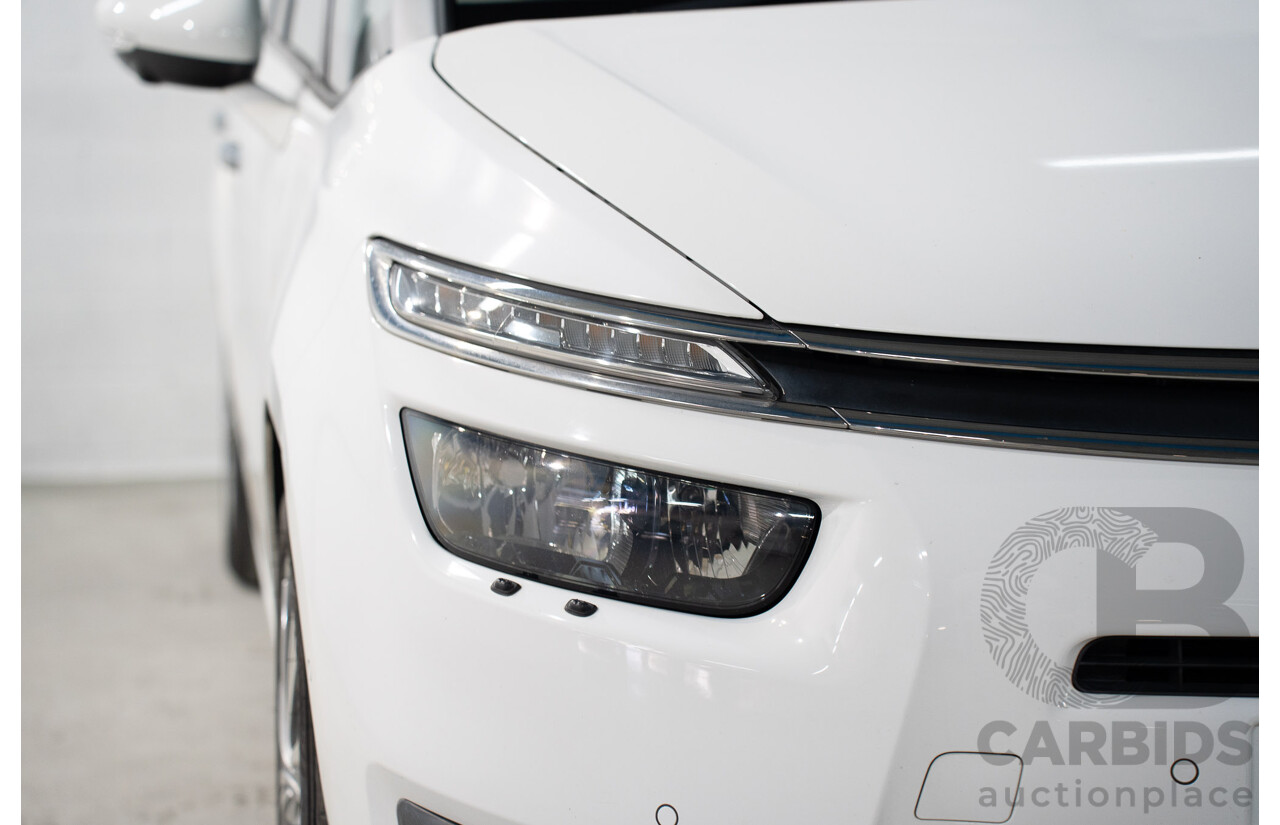 1/2015 Citroen Grand C4 Picasso Exclusive B7 MY15 4d Wagon White Turbo Diesel 2.0L - 7 Seater