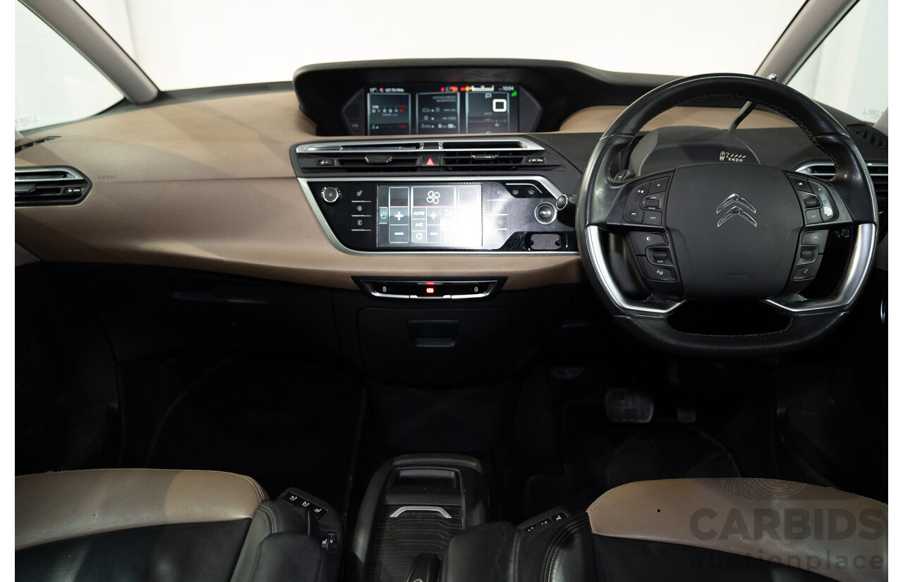 1/2015 Citroen Grand C4 Picasso Exclusive B7 MY15 4d Wagon White Turbo Diesel 2.0L - 7 Seater