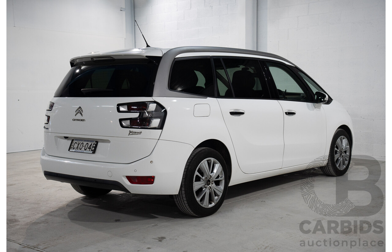 1/2015 Citroen Grand C4 Picasso Exclusive B7 MY15 4d Wagon White Turbo Diesel 2.0L - 7 Seater