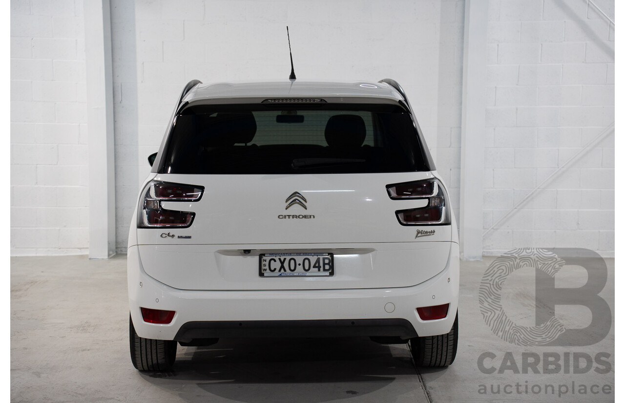 1/2015 Citroen Grand C4 Picasso Exclusive B7 MY15 4d Wagon White Turbo Diesel 2.0L - 7 Seater