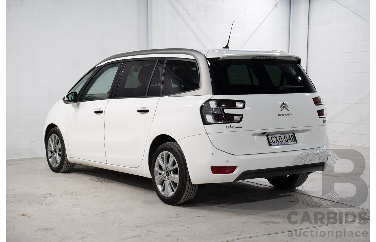1/2015 Citroen Grand C4 Picasso Exclusive B7 MY15 4d Wagon White Turbo Diesel 2.0L - 7 Seater
