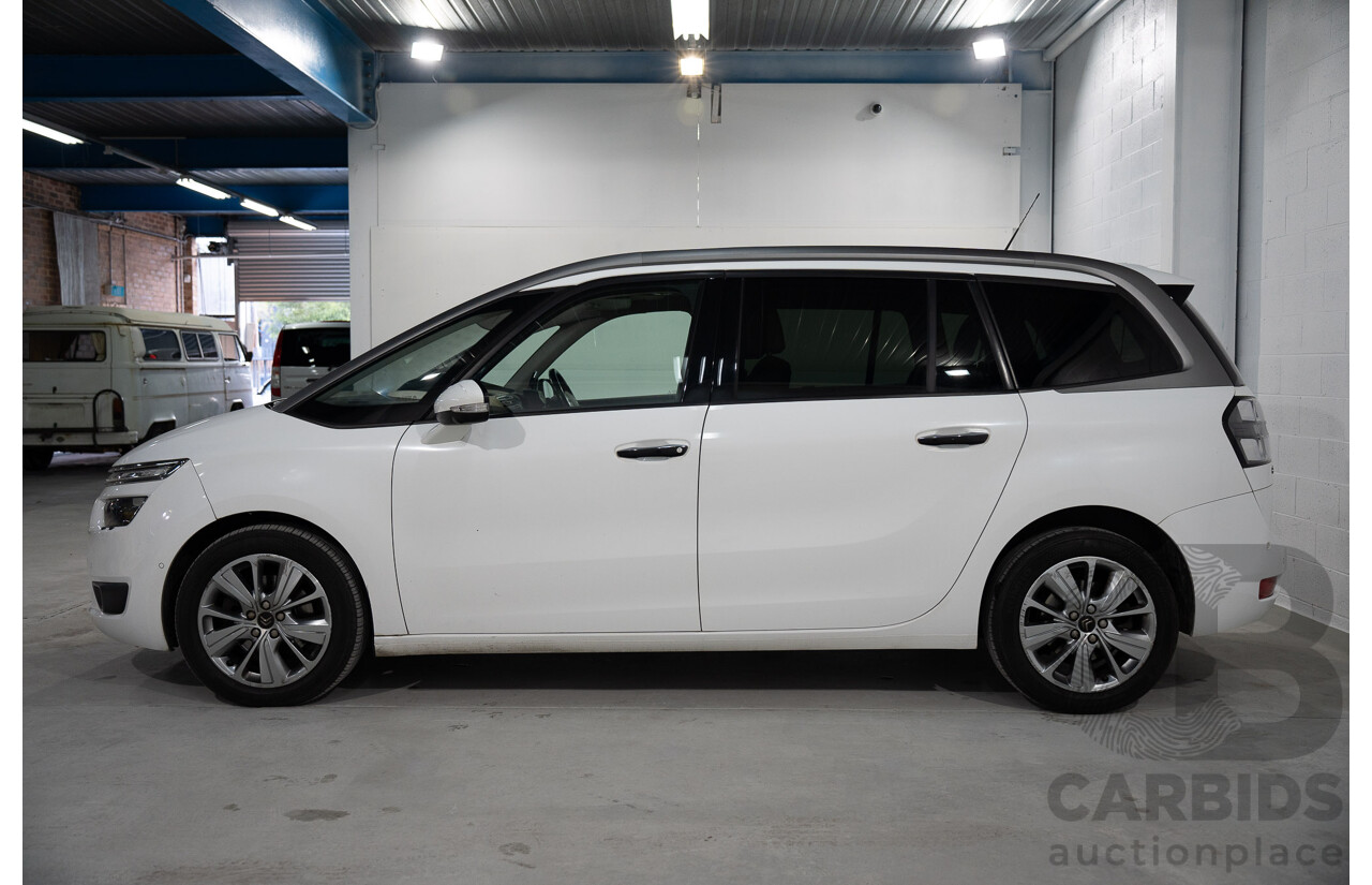 1/2015 Citroen Grand C4 Picasso Exclusive B7 MY15 4d Wagon White Turbo Diesel 2.0L - 7 Seater