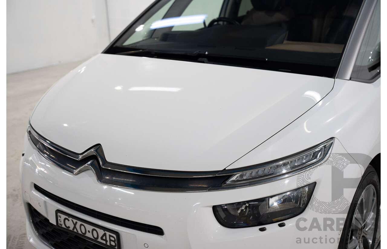 1/2015 Citroen Grand C4 Picasso Exclusive B7 MY15 4d Wagon White Turbo Diesel 2.0L - 7 Seater