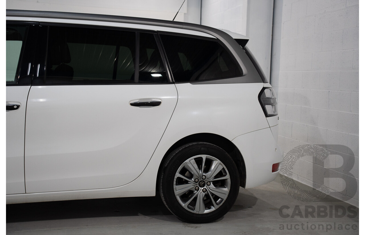 1/2015 Citroen Grand C4 Picasso Exclusive B7 MY15 4d Wagon White Turbo Diesel 2.0L - 7 Seater