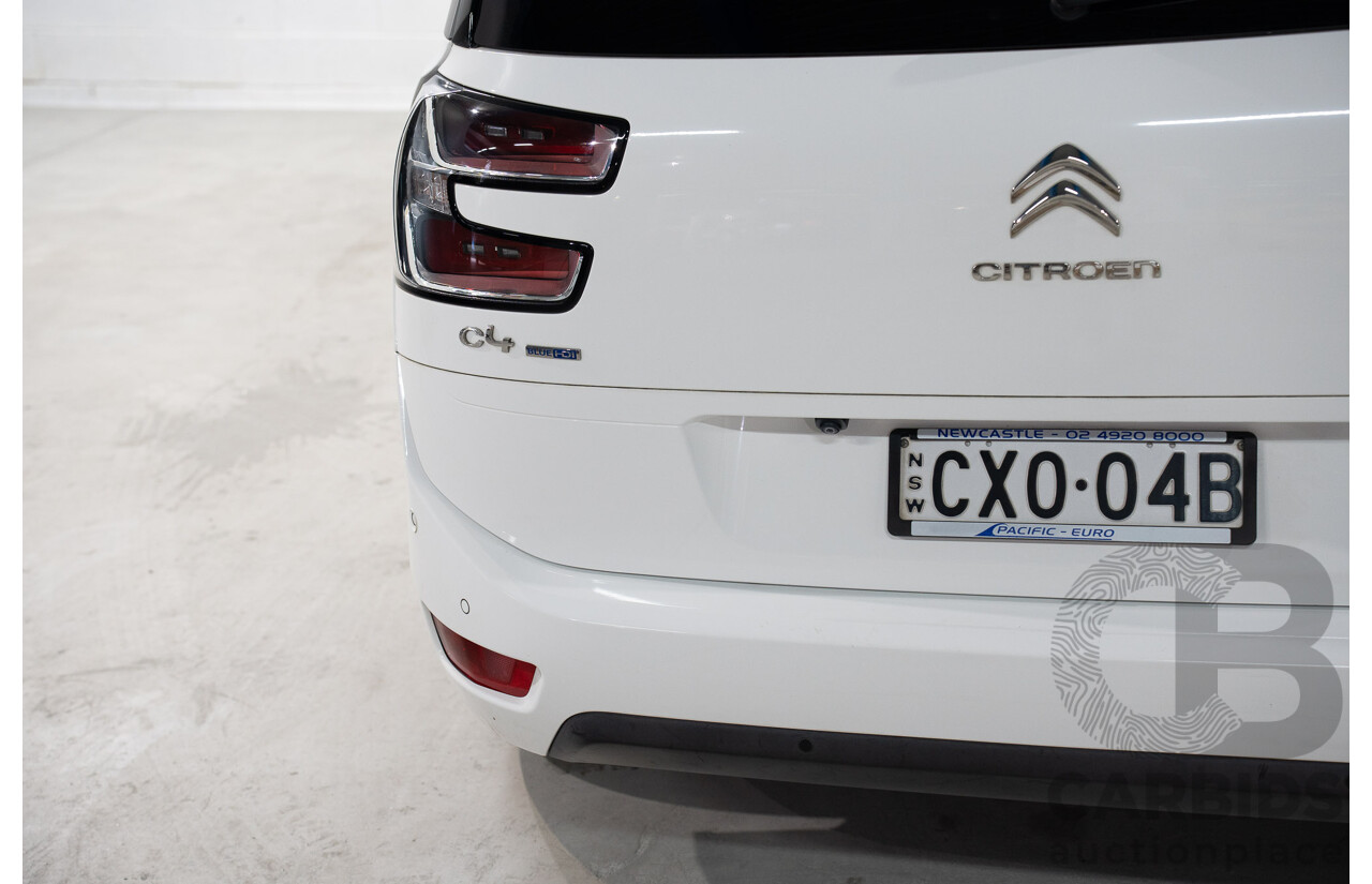 1/2015 Citroen Grand C4 Picasso Exclusive B7 MY15 4d Wagon White Turbo Diesel 2.0L - 7 Seater
