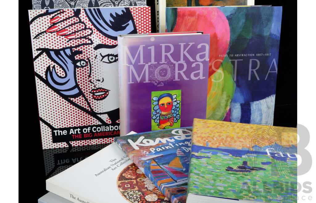 Collection Books Relating Mostly to Australian Art Including Mirka Moira, Arthur Boyd, NGA Publications and More