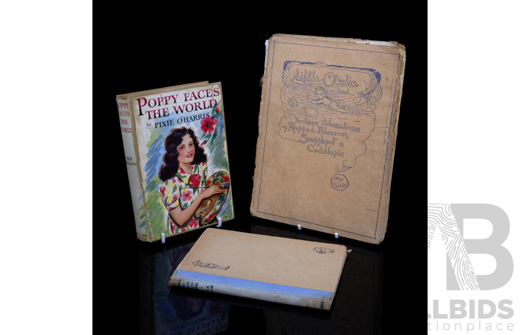 Collection Antique & VIntage Childrens Books Including First Edition Little Obelia and More