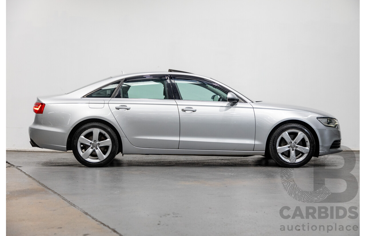 09/2012 Audi A6 2.0 TFSI 4GL 4d Sedan Metallic Silver Turbo 2.0L