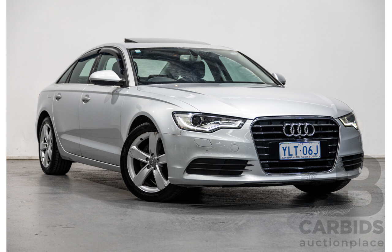 09/2012 Audi A6 2.0 TFSI 4GL 4d Sedan Metallic Silver Turbo 2.0L