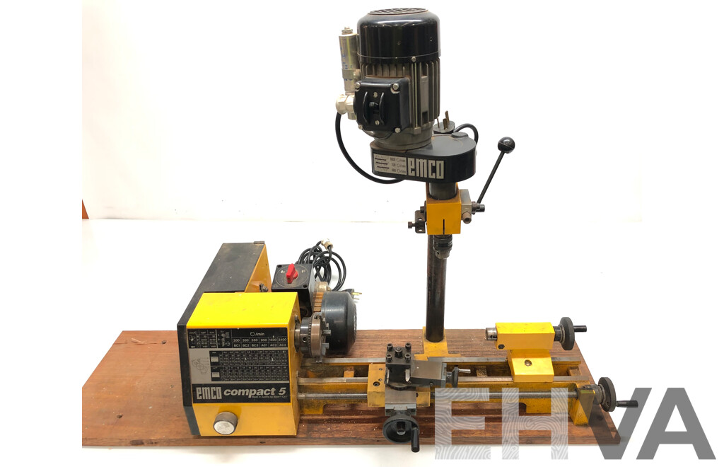 Emco Compact 5 Benchtop Lathe and Drill Press Combo