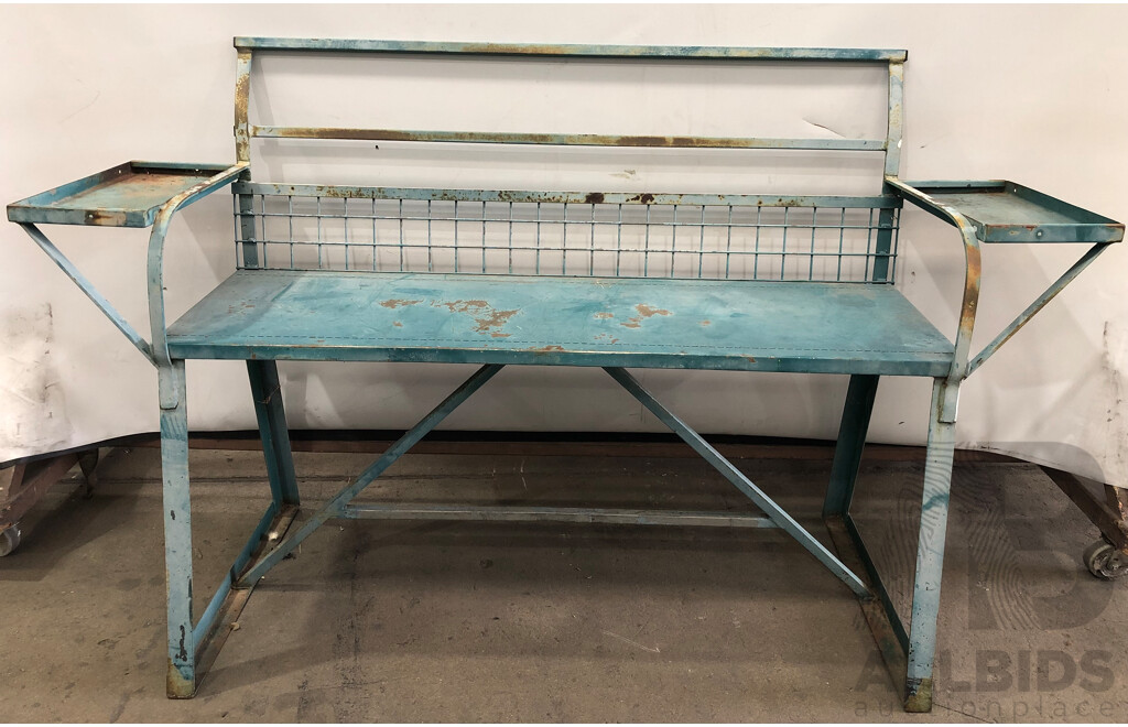 Custom Built Metal Bench Seat