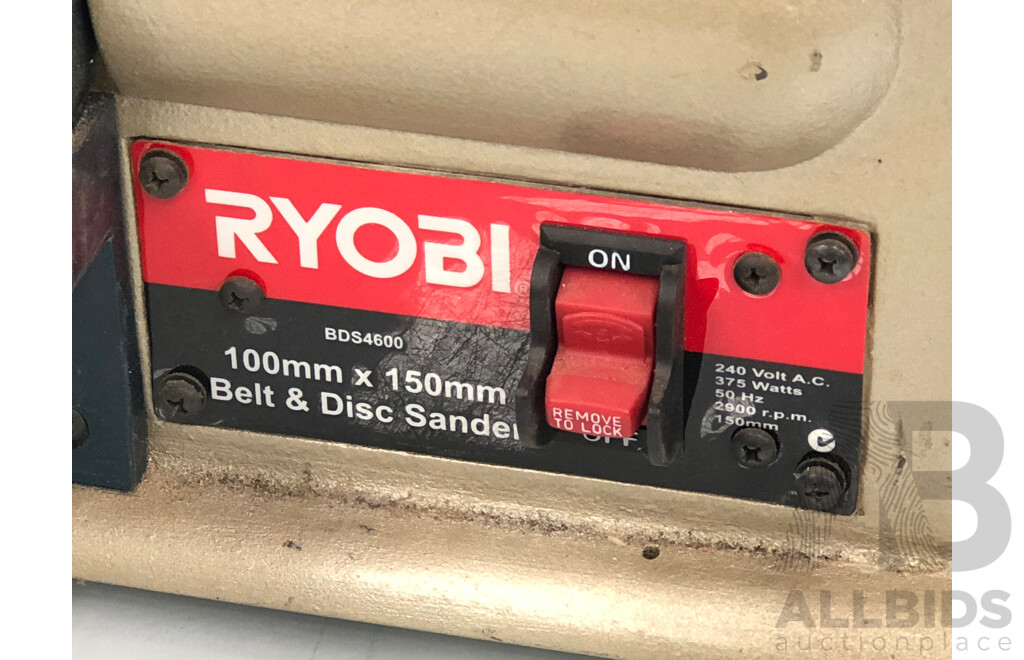 Ryobi Electric Belt and Disc Sander