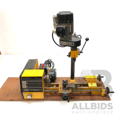 Emco Compact 5 Benchtop Lathe and Drill Press Combo