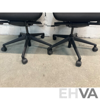 FURSYS TN50 Mesh Back Drafting Chair - Lot of 2 - Estimated ORP $1,000
