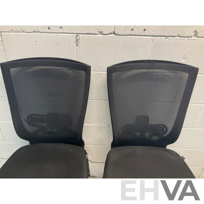 FURSYS TN50 Mesh Back Drafting Chair - Lot of 2 - Estimated ORP $1,000