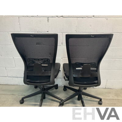 FURSYS TN50 Mesh Back Drafting Chair - Lot of 2 - Estimated ORP $1,000