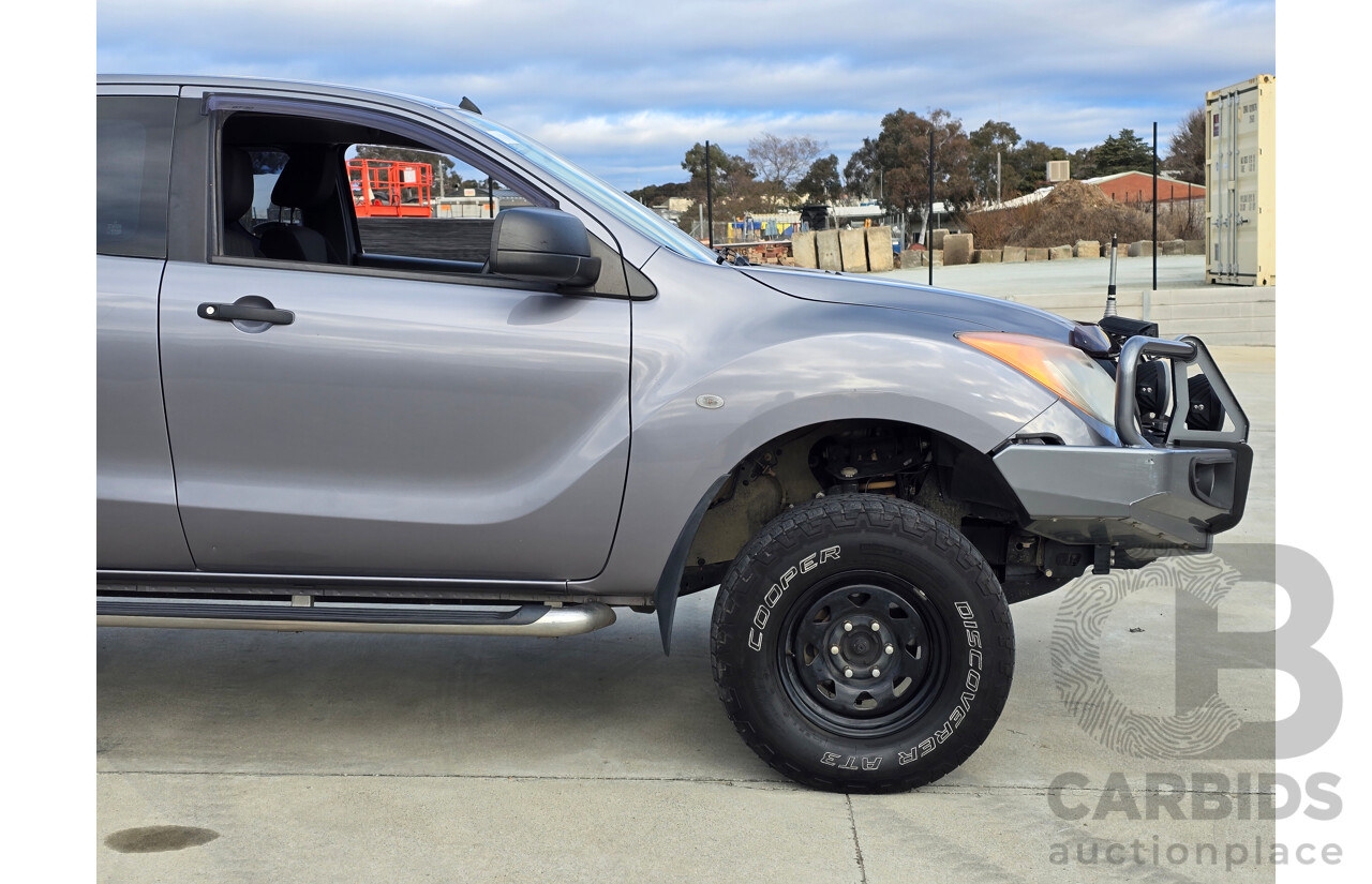 9/2014 Mazda BT-50 XT (4x4) MY13 Freestyle C/Chas Titanium Grey Metallic Turbo Diesel 3.2L