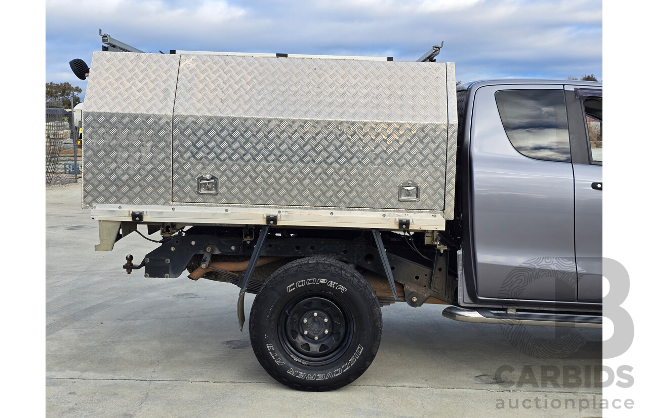 9/2014 Mazda BT-50 XT (4x4) MY13 Freestyle C/Chas Titanium Grey Metallic Turbo Diesel 3.2L