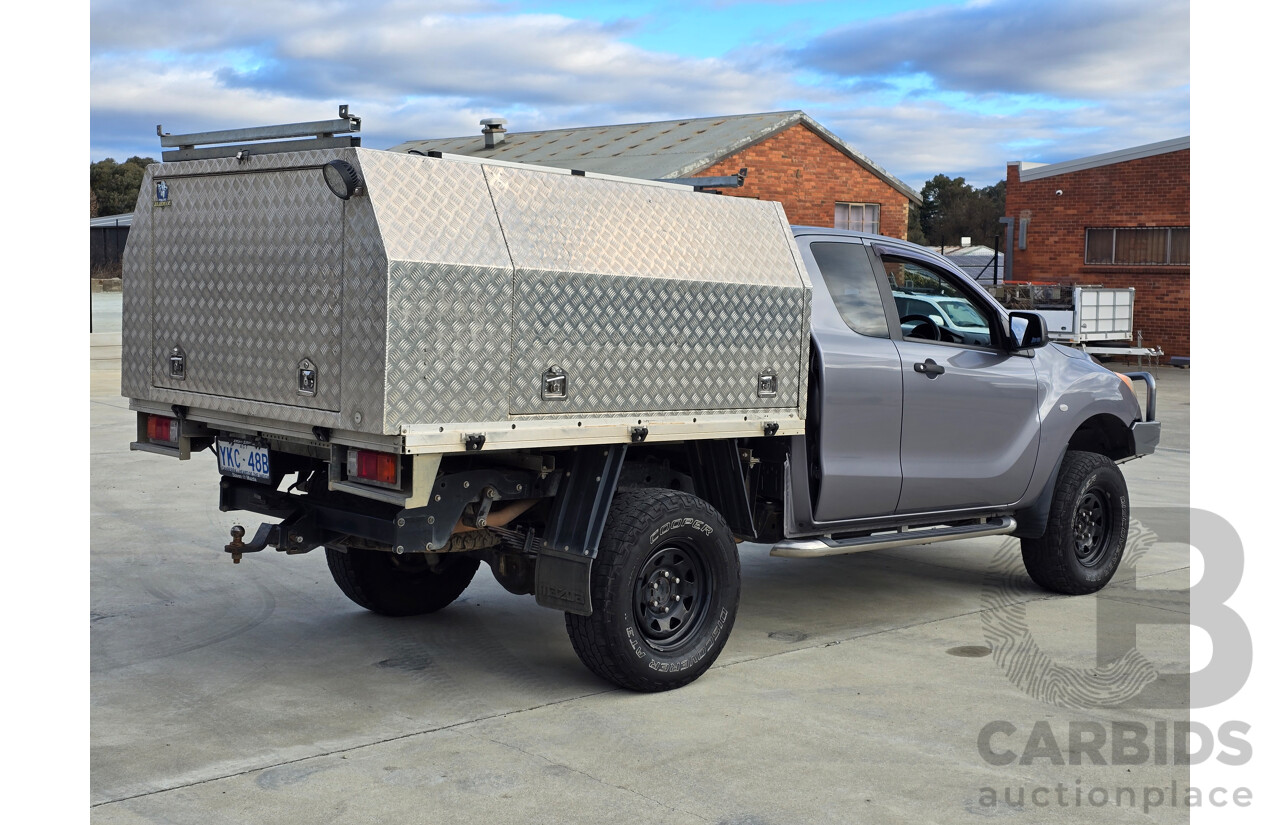 9/2014 Mazda BT-50 XT (4x4) MY13 Freestyle C/Chas Titanium Grey Metallic Turbo Diesel 3.2L