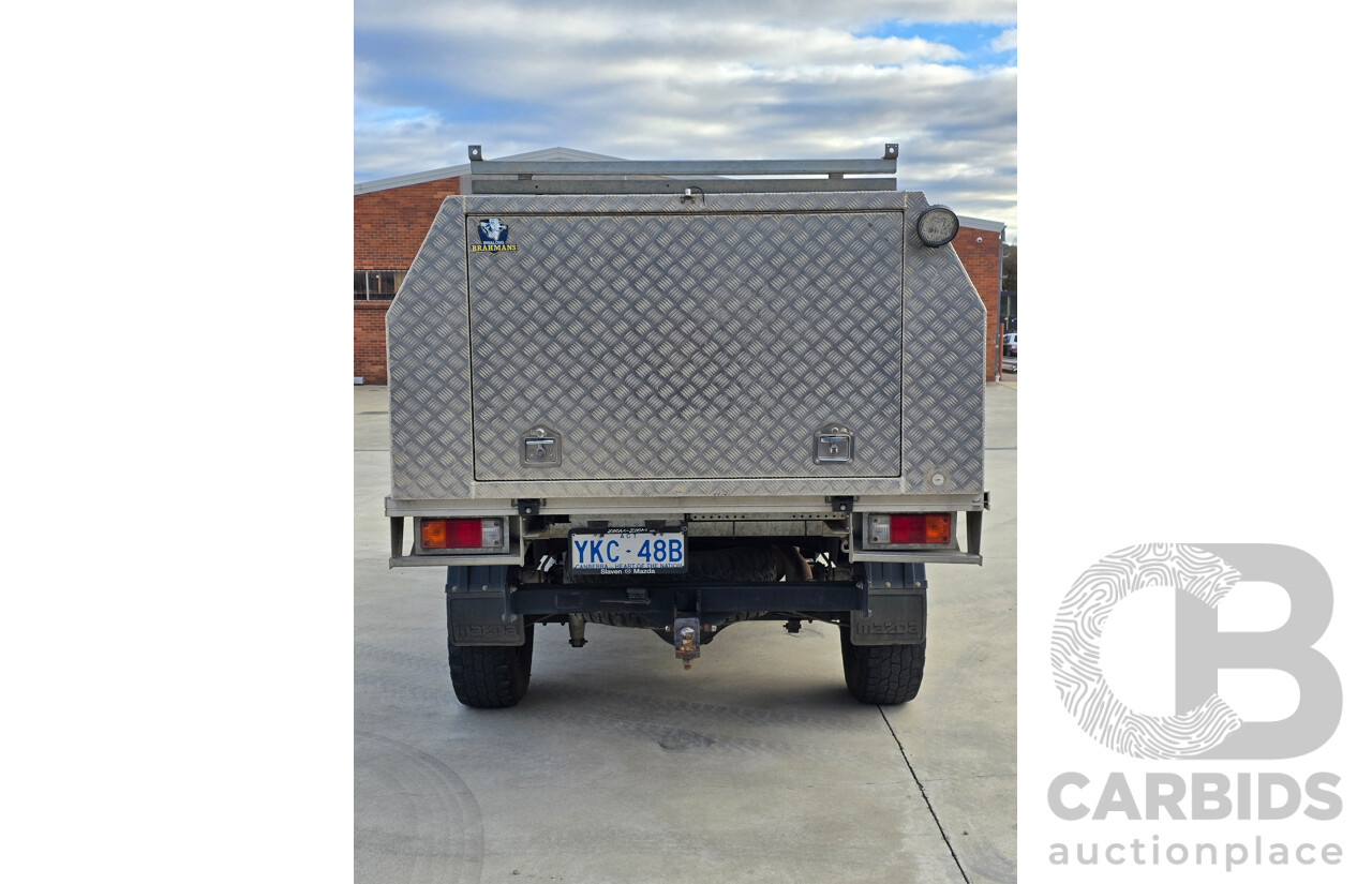 9/2014 Mazda BT-50 XT (4x4) MY13 Freestyle C/Chas Titanium Grey Metallic Turbo Diesel 3.2L