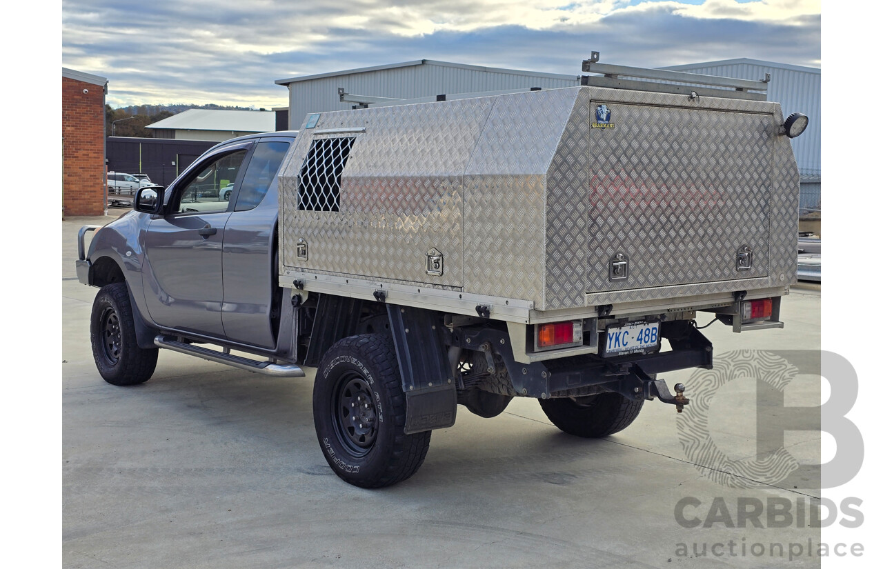 9/2014 Mazda BT-50 XT (4x4) MY13 Freestyle C/Chas Titanium Grey Metallic Turbo Diesel 3.2L