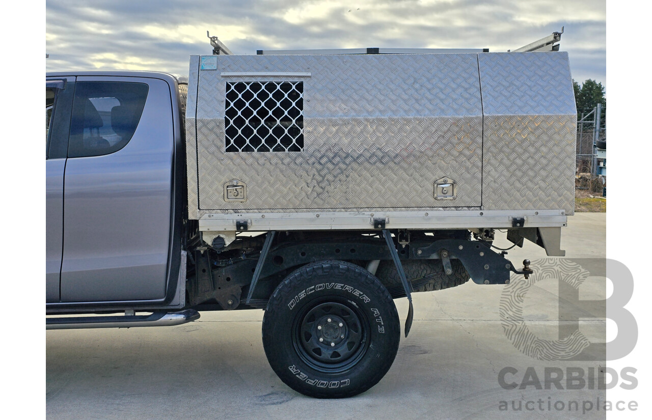 9/2014 Mazda BT-50 XT (4x4) MY13 Freestyle C/Chas Titanium Grey Metallic Turbo Diesel 3.2L