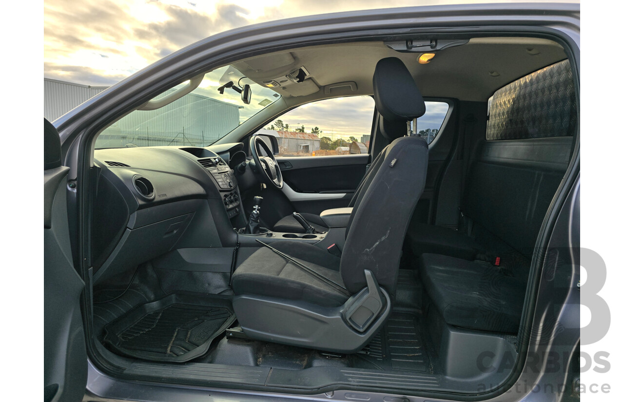 9/2014 Mazda BT-50 XT (4x4) MY13 Freestyle C/Chas Titanium Grey Metallic Turbo Diesel 3.2L