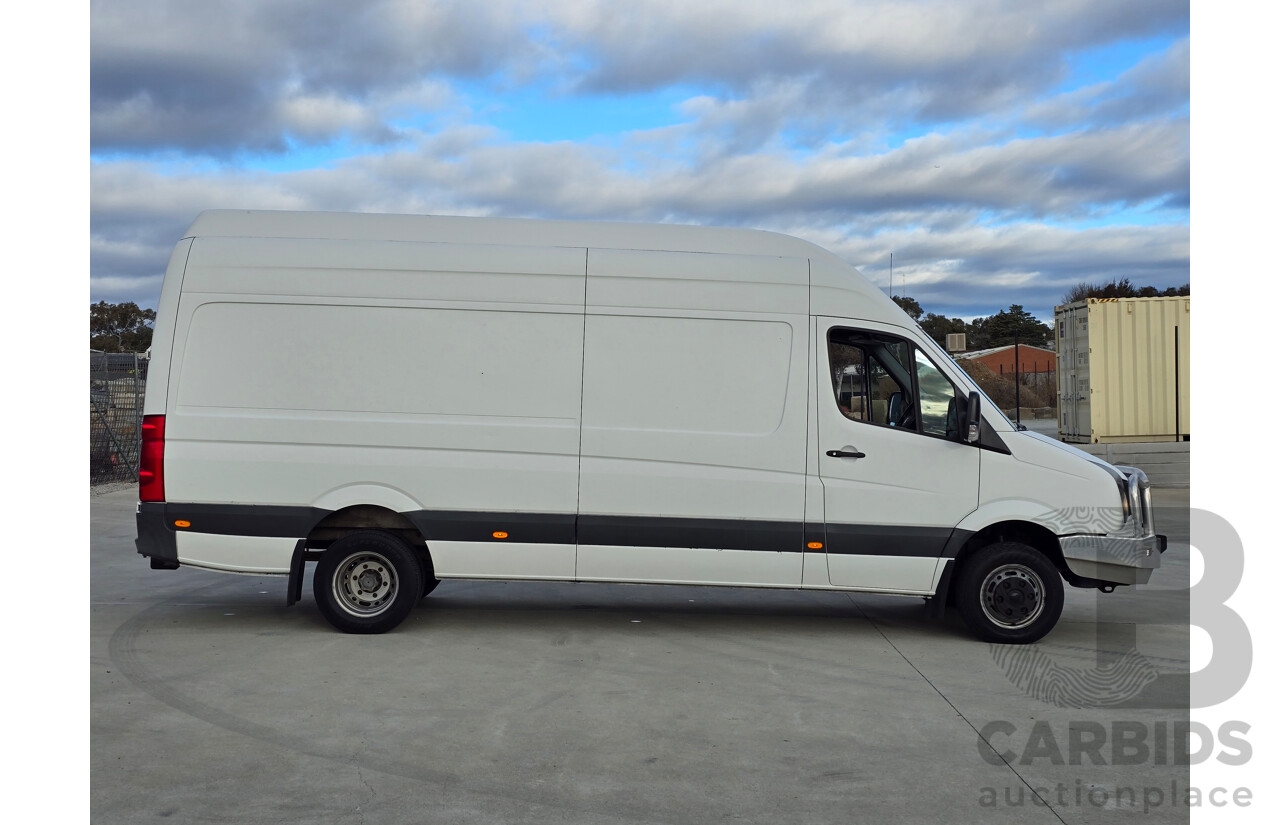 04/2014 Volkswagen Crafter LWB Hi-Roof BlueTDI MY14 2d Van White Turbo Diesel 2.0L