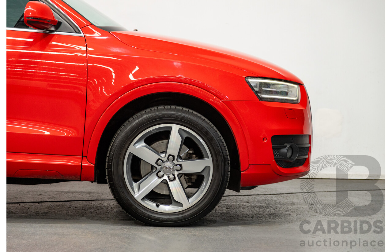 3/2015 Audi Q3 1.4 TFSI 8U MY15 4d Wagon Misano Red Turbo 1.4L