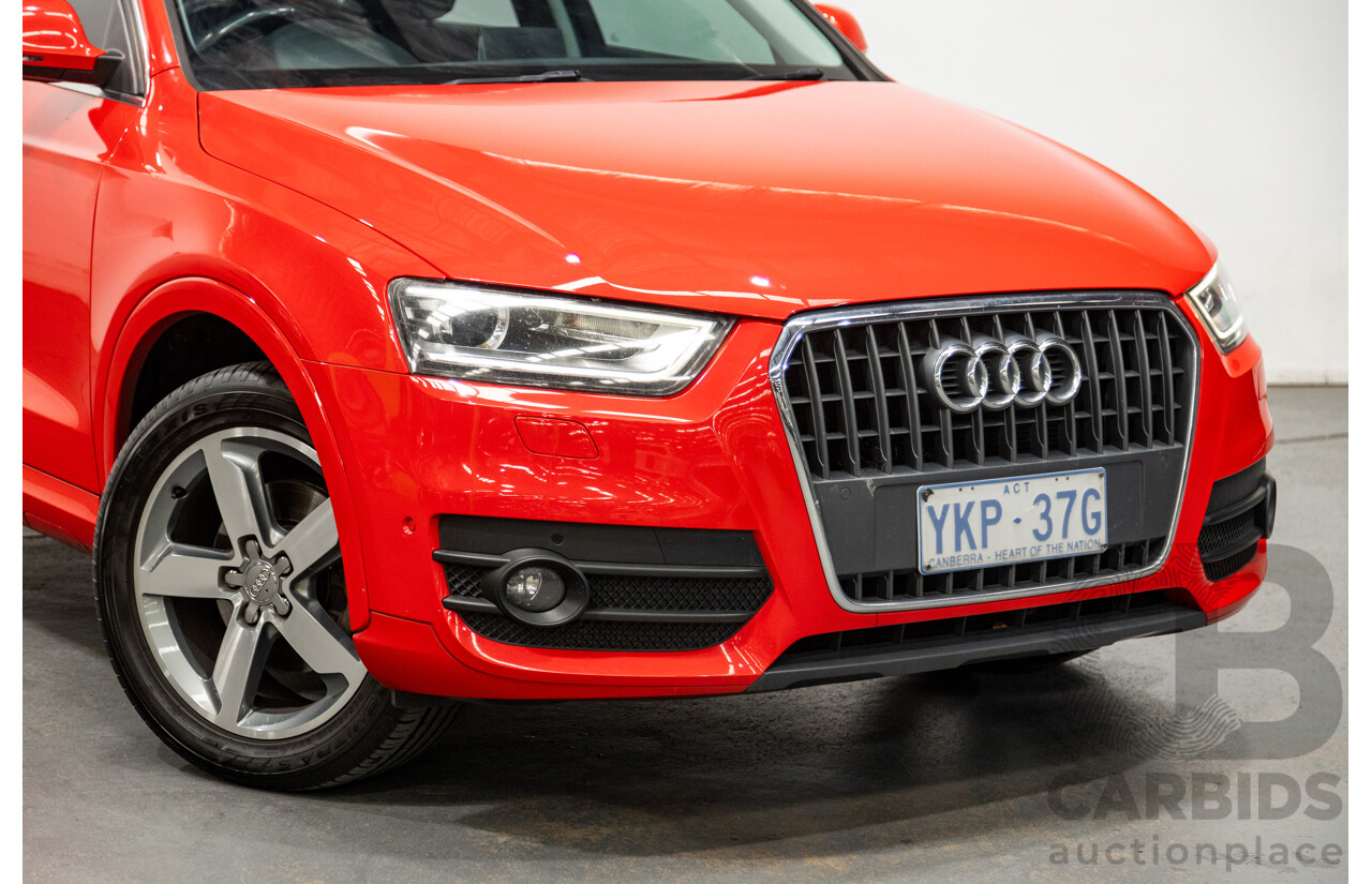 3/2015 Audi Q3 1.4 TFSI 8U MY15 4d Wagon Misano Red Turbo 1.4L